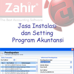 Jasa Instalasi dan Setting Program Akuntansi
